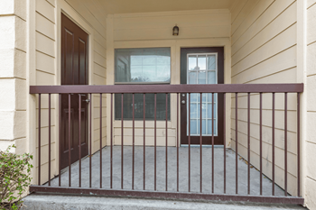 Private balcony or patio